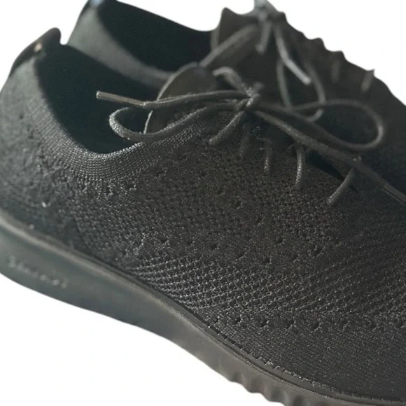Cole Haan Zerogrand Stitchlite Black Oxford Wingtip Shoes Size 10 - Picture 10 of 10